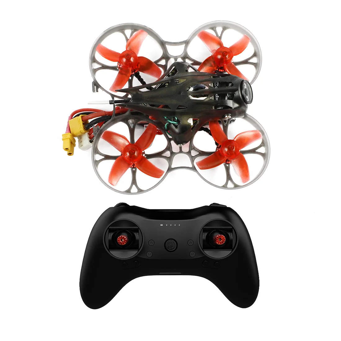 

Happymodel Mobula7 HD 2-3S 75mm Crazybee F4 Pro BWhoop Mobula 7 FPV Racing Drone RTF with T8S Remote Controller