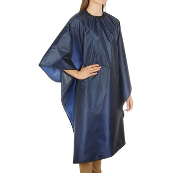 

Hairdressing peignoir, with impregnation, color dark blue