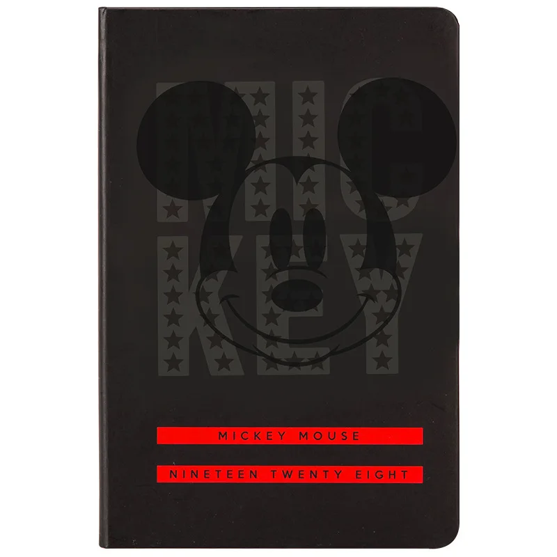 Disney Mickey Minnie Thicken Simple Notebook Mickey Mouse Stationery Office school supplies A5 notebook - Цвет: A