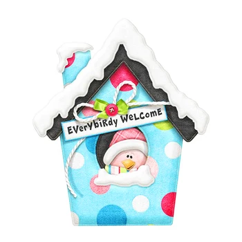 

Lovely Bird House Metal Cutting Dies Birdhouse Die 2020
