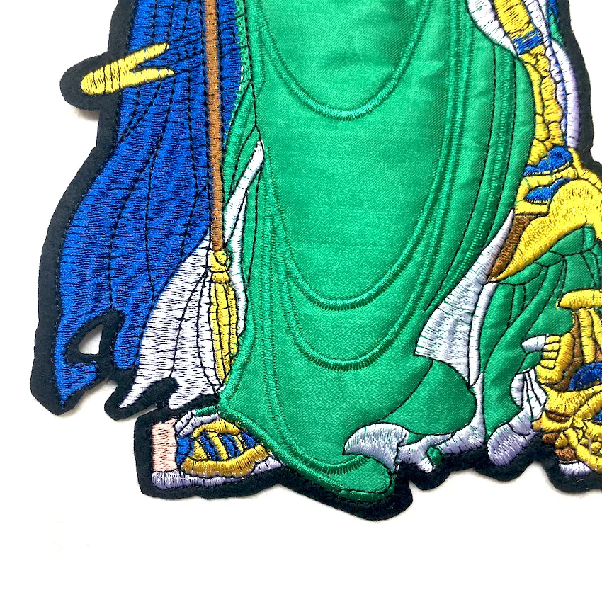 1 шт. вышитая аппликация Guan Yu с героем китайской истории нашивки для одежды сделай