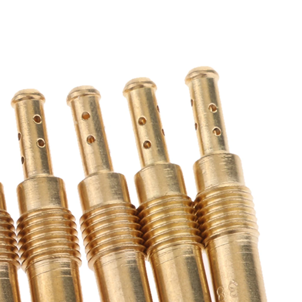 8pcs Motorcycle Slow/Pilot Jet Kit For PWK Keihin OKO CVK 32 35 38 40 42 45 48 50