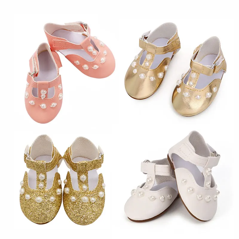 В кукольном стиле 4 стиля холст Повседневное с золотыми блестками Обувь бусинами