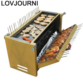 

Korean De Plate Bbq Camping Garden Kebab Machine Griller Asador a Carbon Churrasco Barbacoa Commercial Grill Parrilla Barbecue
