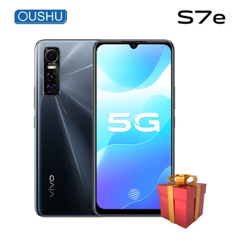 Billig Neueste Vivo S7e 5G MTK Dimensity 720 6GB 128GB Smartphone 4100 MAh Bettery 33W Dash Ladung Gesicht ID 64MP Wichtigsten Kamera Handy