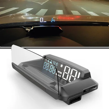 

Car GPS Digital Speedometer HUD Automotive Head Up Display Time Altitude Speed Meter