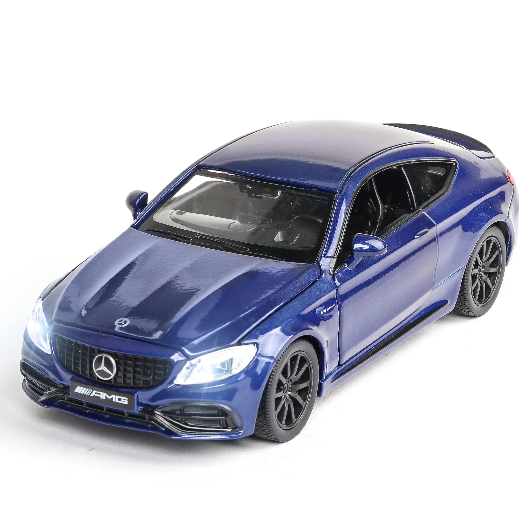 Новая модель автомобиля 1:32 BENZ AMG C63S модели автомобилей с 4 дверями развивающие