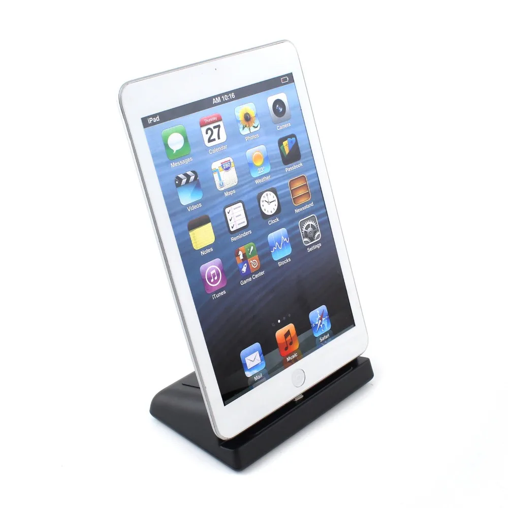 Desktop Dock Station Charging Stand Holder Cradle Data Dock Charger for iPad Pro 9.7 iPad Air 2 Mini 2 3 4 Black/White