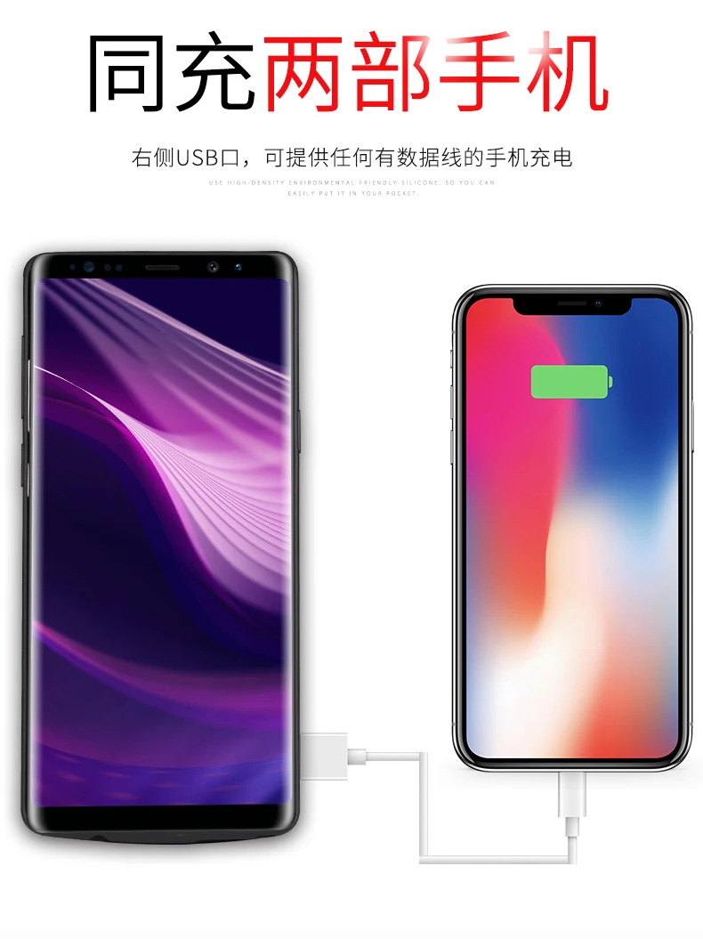 5000mAh Note 9 аккумулятор чехол для samsung Galaxy Note 9 крышка питания для samsung Galaxy Note 9 USB зарядное устройство Capa Fundas для Android