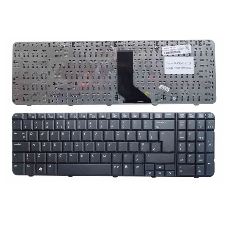 GZEELE для hp павильон/Compaq G60 G71 G60T G61 CQ60 CQ60Z CQ60-200 CQ60-100 CQ60-203 CQ60-300 Клавиатура для ноутбука с британской раскладкой