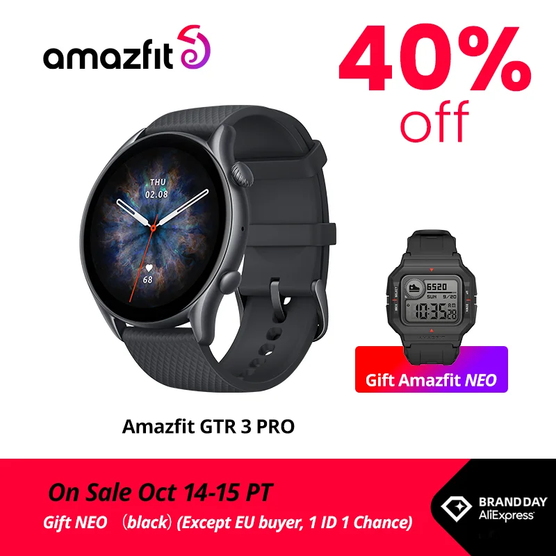 Smartwatch Amazfit GTR 3 Pro z EU za $207.43 / ~895zł
