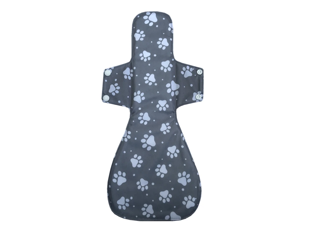 JUTESK's 41cm / 16inch Ultra-deep sleep Night Charcoal Bamboo Mama Cloth/ Menstrual Pads/ Reusable Sanitary Pads