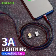 AIREACH кабель USB для быстрой зарядки кабель usb type C Магнитный кабель для зарядки данных Micro USB кабель для мобильного телефона USB шнур
