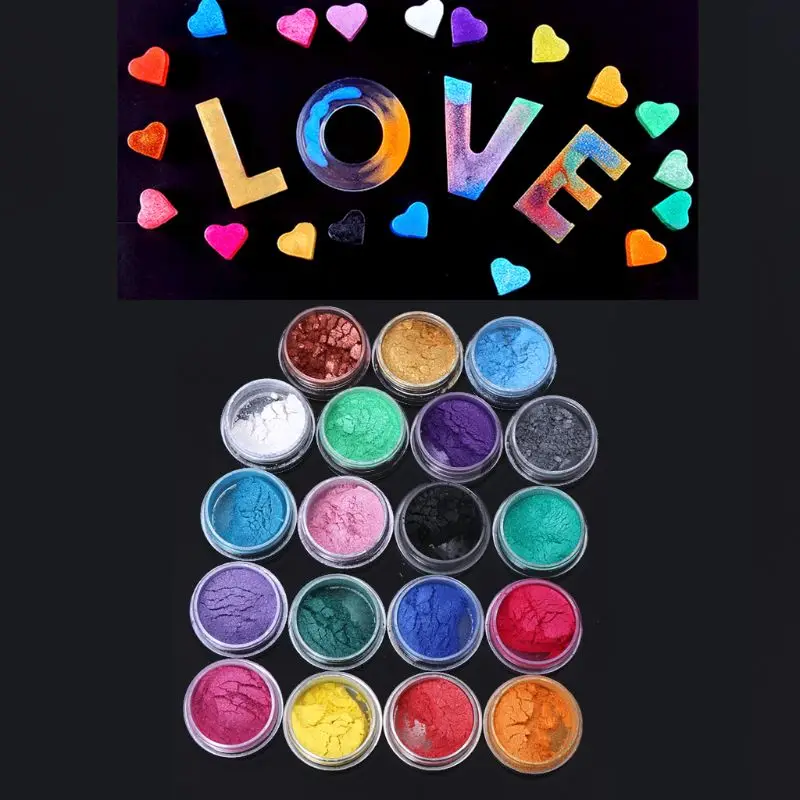 

Nail Polish Mica Nail Glitter Pearl Powder Dye Soap Pigment Coloring Pigment Crystal Clay Silt Mica Shine Decoration Play Toys