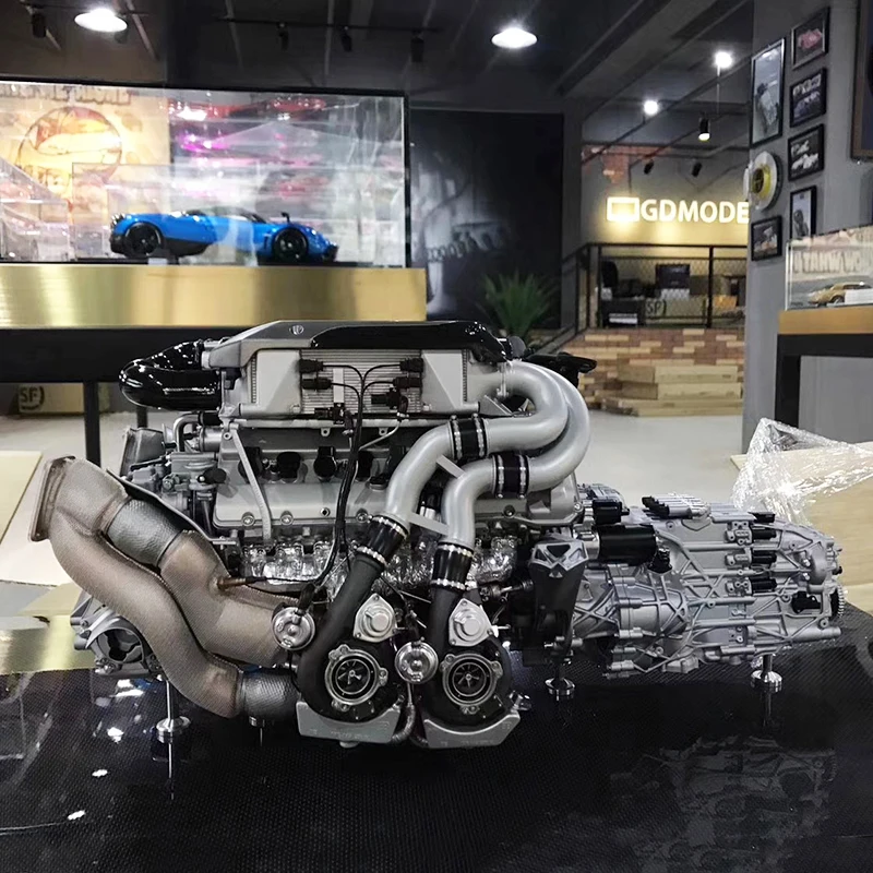 1:4 Модель двигателя из смолы Bugatti Kailong Коллекционная модель двигателя|Наборы для
