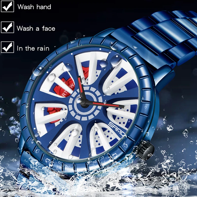 Sanda Fashion Men Sports Watches Quartz Watch Men Shock Military Clock Life Waterproof Stainless Steel WristWatch Montre Homme