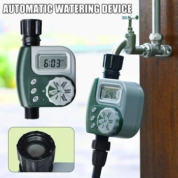 

Digital Electronic Hose Sprinkler Water Timer Garden Irrigation Controller Large LCD Screen FP8