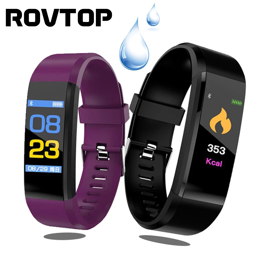 

Fashion Smart Watch Sport Bracelet Heart Rate Blood Pressure Smart Band Fitness Tracker Women Smart Watch Wristband for M3 Plus