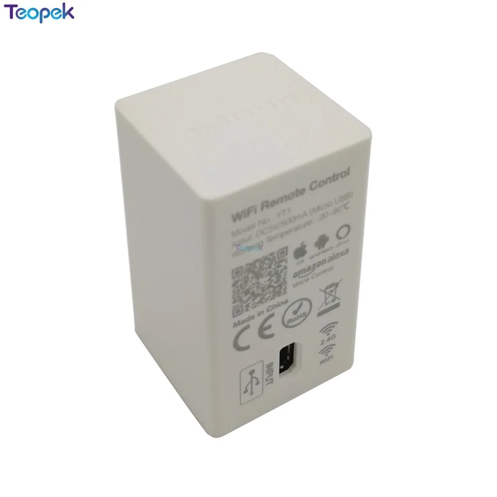 MiBoxer YT1 WiFi Голосовое управление Amazon Alexa Smart 4G IOS Android APP control ler DC5V для 2,4 ГГц RGB CCT RGBW светодиодный лента-лампа