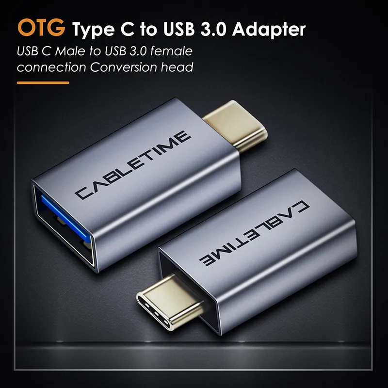 Кабель type C OTG 60 Вт type-C до USB3.0 Женский адаптер зарядка и синхронизация конвертер для huawei mate 30/20 P30/20 планшетов C011