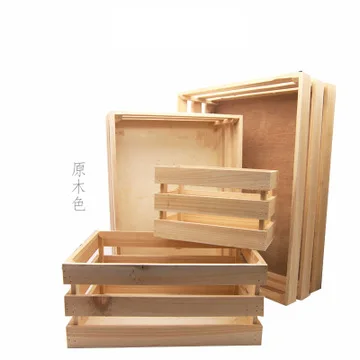 Деревянный ящик для хранения в стиле ZAKKA цветочный горшок креативный практичный твердый деревянный цветок подставка для цветочных горшков обработка древесины Customiz