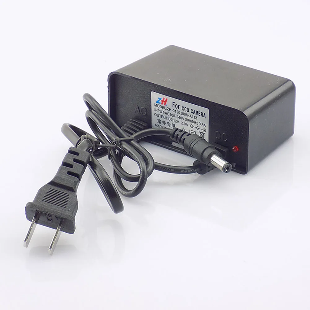 Водонепроницаемый Открытый AC/DC блок питания 12V 2A 2000ma 100-240V ЕС вилка адаптер питания зарядное устройство для CCTV камеры светодиодные полосы света N11