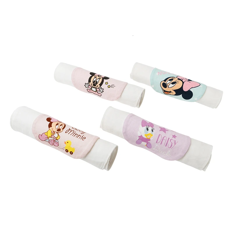 Fashion Towel 4ps Дисней детское антипиретическое полотенце s Чистый хлопок детское жаркое обезболивающее полотенце мягкое охлаждающее детское полотенце для детской комнаты банное полотенце s дышащая ткань 4 шт - Цвет: Fashion Towel 4ps