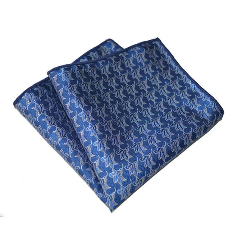 Винтажный Мужской британский дизайн цветочный принт Карманный квадратный платок segnaposto matrimonio полотенце для сундуков аксессуары для костюма - Цвет: light blue