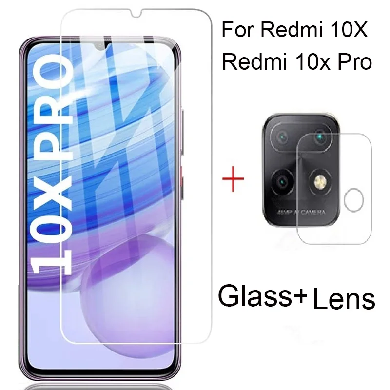 Fotocamera 2 In 1 + Protezione Dello Schermo Per Xiaomi Redmi 10X 5G Vetro Temperato Antideflagrante Su Vetro Protettivo Redmi 10X Pro 5G