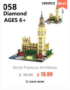 Алмазные мини-строительные кирпичики город архитектурные Land marks соборный дворец Святого Василия 3D модель Детская обучающая игрушка