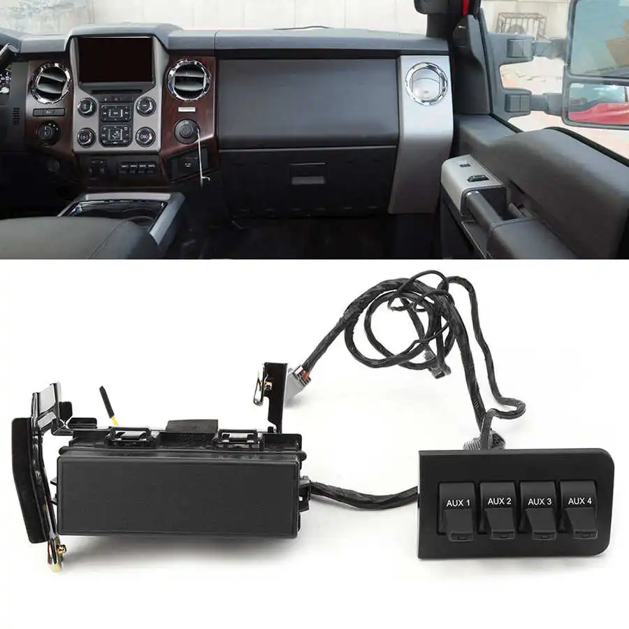 Auxiliary Dash Panel Upfitter Switch Fit For Ford Super Duty F250 F350 F450 F550 20092010 Car