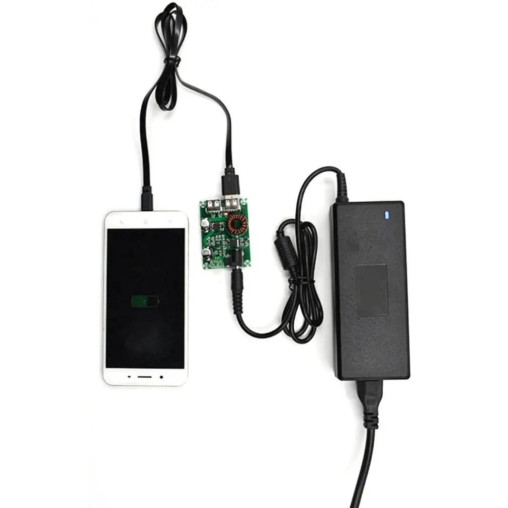 XH-M224 двойной USB выход понижающий модуль поддержка мобильного телефона Быстрая зарядка DC9~ 36 В повышающий и понижающий преобразователь напряжения