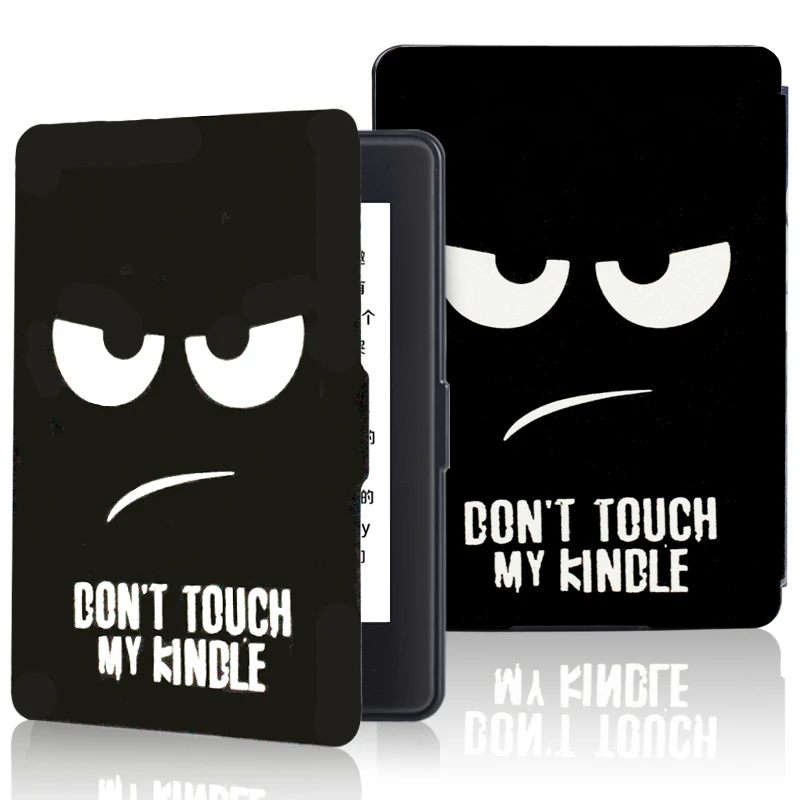 Dont touch Принт смарт-чехол для Amazon Kindle Paperwhite 1/2/3 Ван Гог дизайн кожи 6 дюймов чехол для планшета электронная книга чехол - Цвет: Dont touch