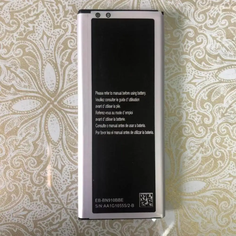 10 шт. Батарея samsung для Galaxy NOTE4 N910a N910V N910C NOTE 4 N910u N910F N910H EB-BN910BBE EB-BN910BBK NFC 3220 мАч