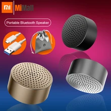 Xiaomi Мини стерео Bluetooth портативный динамик с микрофоном Водонепроницаемая беспроводная гарнитура Bluetooth Mp3 музыкальный плеер динамик