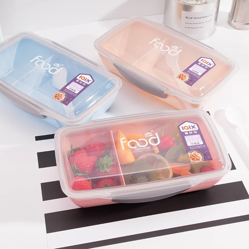 

Lunch Box Portable BPA Free 750ML Microwavable Food Storage Container Storage Fruit Salad Bento Box For Picnic School For Kids