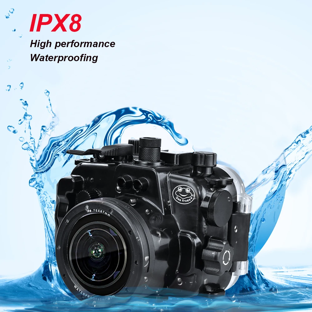 Mcoplus 40 м/130 футов WP-G1XIII чехол для подводного плавания водонепроницаемый корпус для камеры Canon G1X mark III G1XIII G1X III