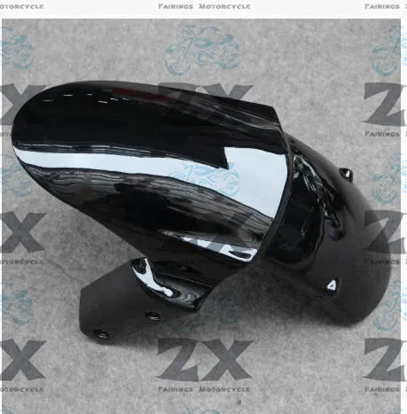 Впрыск для kawaski z800 2013 z1000 10R переднее крыло панель обтекатель Крышка переднее крыло хорошее качество черный зеленый - Цвет: black