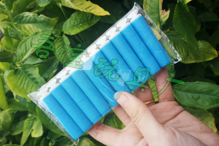 100PCS Blue Soft Hollow Hole Head Refill Darts for Nerf Series Blasters Description Image.This Product Can Be Found With The Tag Names Bullets, Sports Entertainment