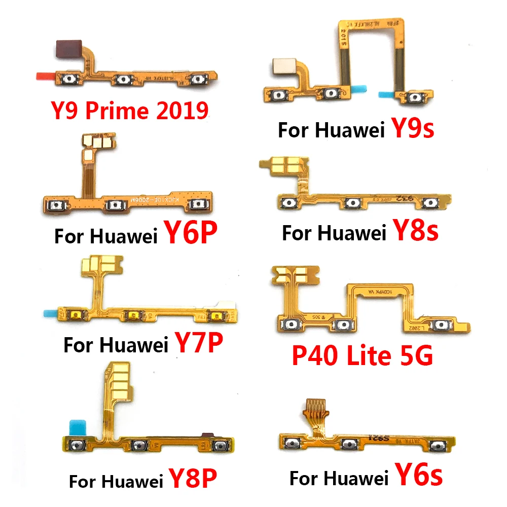 

Кнопка включения и выключения питания гибкий кабель для Huawei Y9S Y6P Y8S Y8P Y7P Y6S P40 Lite 5G / P40 Lite E