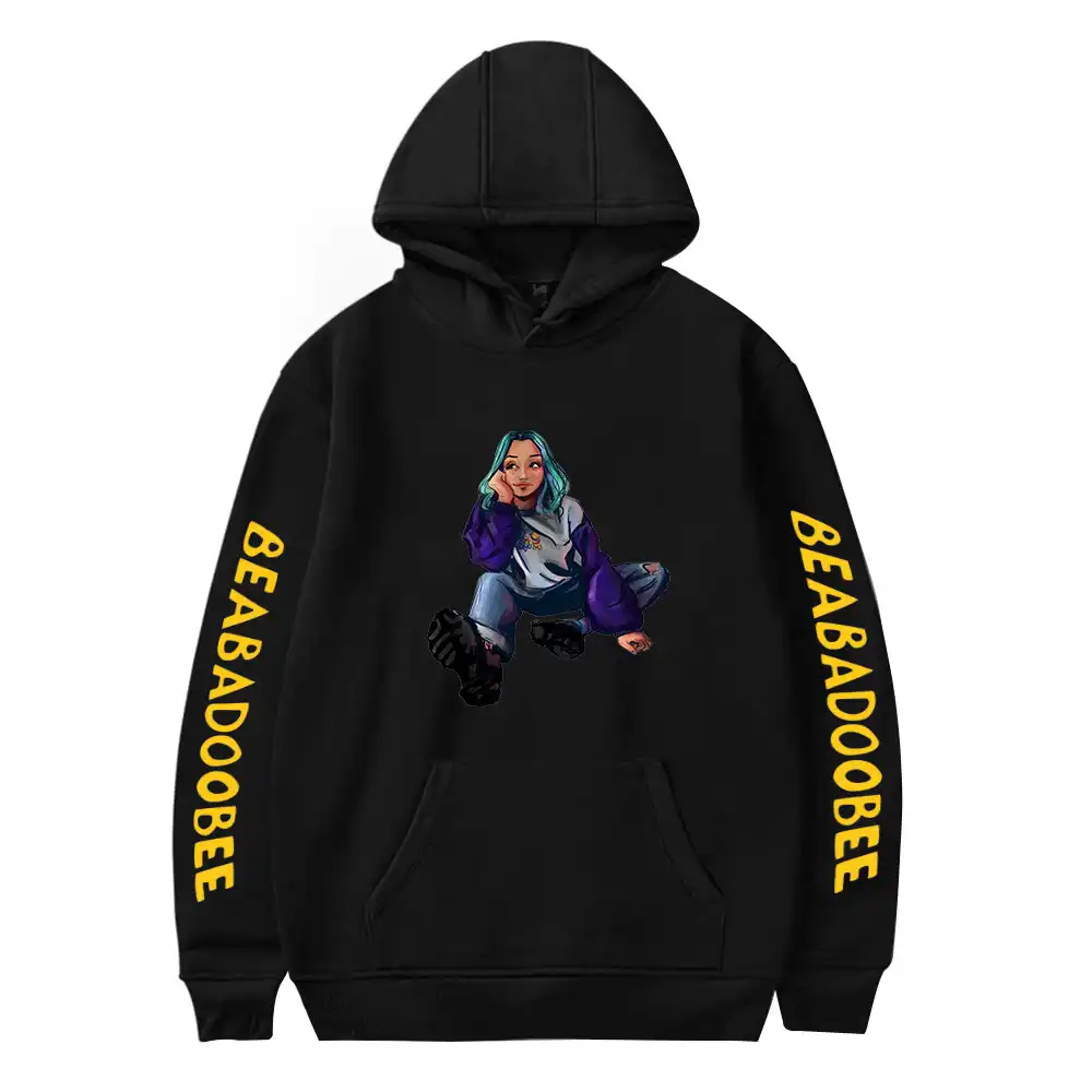 Beabadoobeeパーカーストリートファッションクールガールパーカー男性女性カジュアルルーズスウェット秋基本フード付きプルオーバー パーカー スウェット Aliexpress
