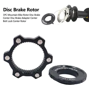 

Mountain Bike Lock Conversion Seat Bicycle Accessories Medium Lock Six Nail Conversion Seat Disc Brake Adapter Center Bolt Lock