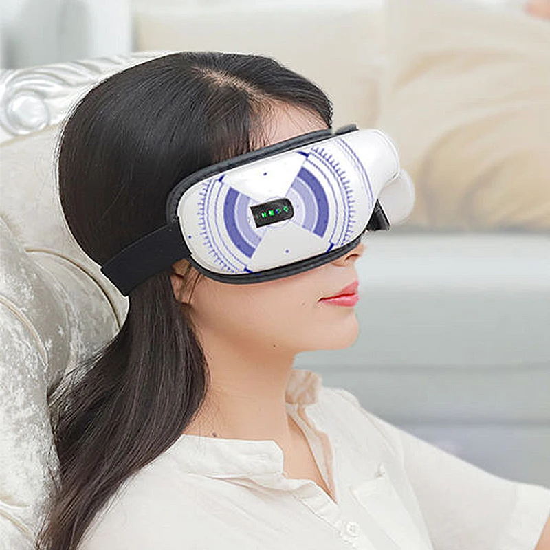 

Electric Vibration Bluetooth Eye Massager Eye Care Device Wrinkle Fatigue Relieve Vibration Massage Hot Compress Therapy Glasses