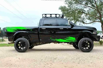 

For 2Pcs Mud Splash Decal Sticker Vinyl Body Graphics for SUV Truck Rear Bed fender 4x4