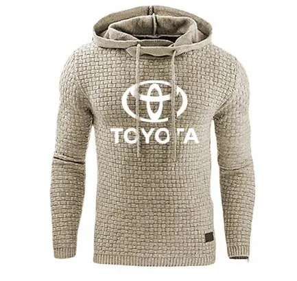 Мужская толстовка с логотипом Toyota повседневная спортивная в стиле хип хоп