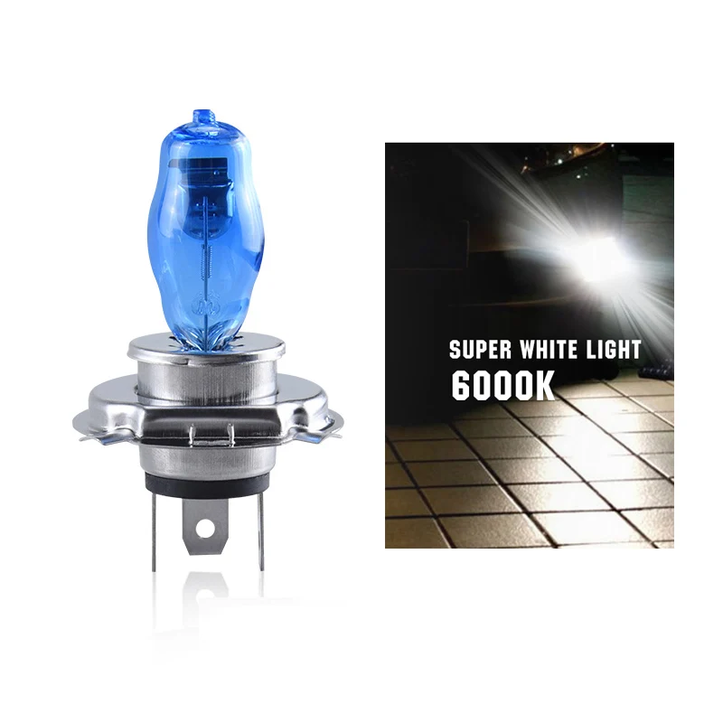 Автомобильный светильник Avacom H4 H7, автомобильные галогенные лампы, противотуманный светильник s 100W 2700K 4300K 6000K 12V Motercycle, автомобильные Галогенные лампочки с ампулой Voiture - Испускаемый цвет: Темно-синий