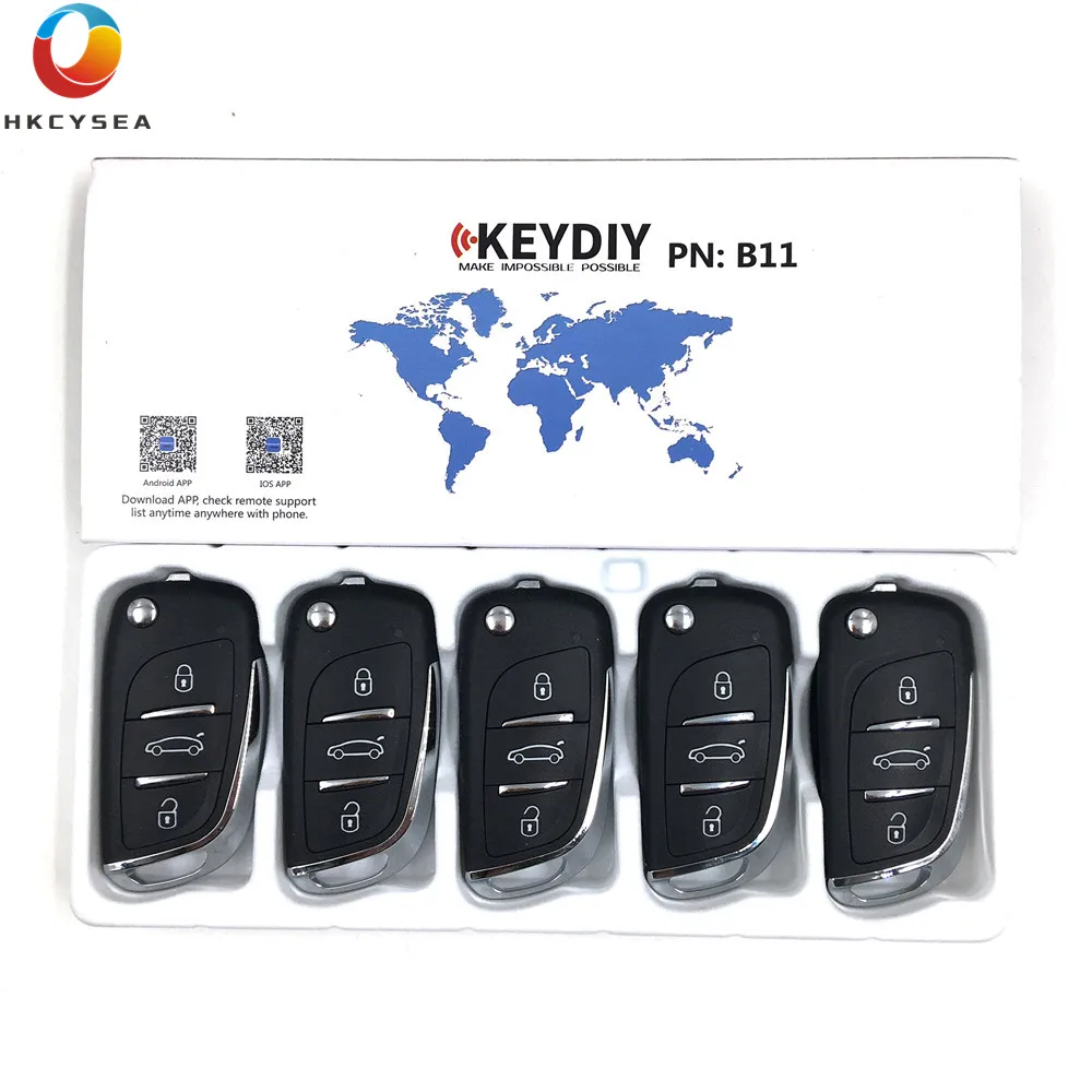 Пульт дистанционного управления HKCYSEA 5/10/15 шт. пульт B11 с 3 кнопками KEYDIY B серии для