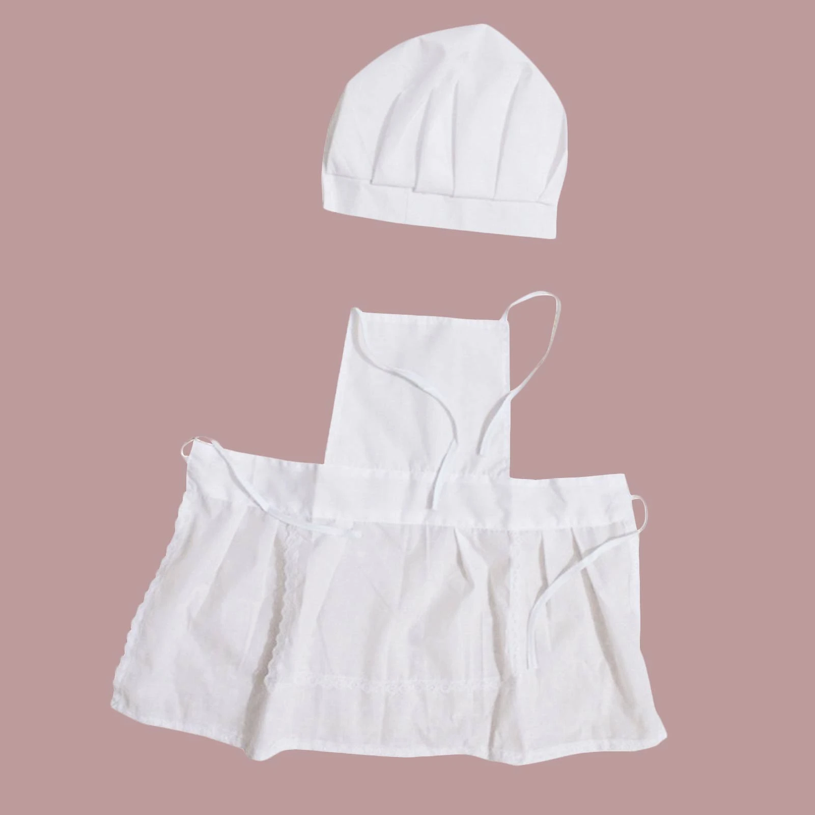 Rechazar Resentimiento Desilusión Delantal y sombrero de Chef para bebé, disfraces de algodón mezclado,  disfraz de cocinero blanco para bebé, utilería para fotografía, sombrero  para recién nacido, Apon|chef apron|cute apronapron cute - AliExpress