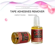 10 мл C-22 волос растворитель лента средство для удаления клея для парики и Toupees кружева для сильная Двусторонняя лента и мягкий парик