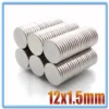 Aimants ronds N35 12x1 12x500 12x2 12x3 12x4 12x5 12x6 en néodyme, lot de 10 à 1.5 pièces ► Photo 3/6